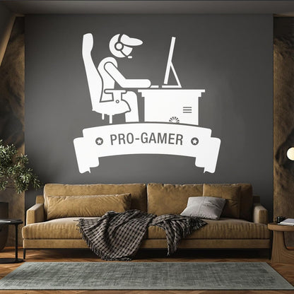Pro Game Video Games Playroom Boys Engraving Decals Car Body Decoration