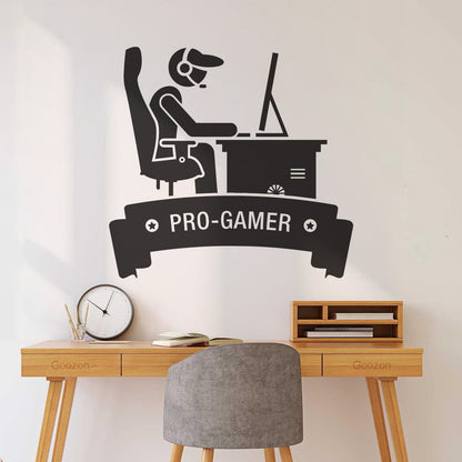 Pro Game Video Games Playroom Boys Engraving Decals Car Body Decoration
