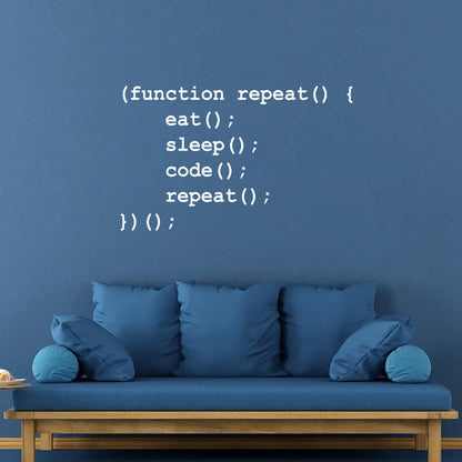Mural And Wall Vinyl Decal Programmer Coder Lifestyle Geek Code Window Decals