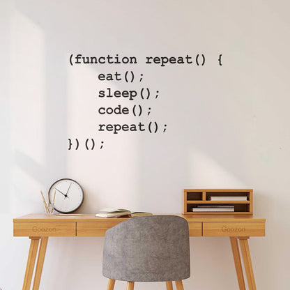 Mural And Wall Vinyl Decal Programmer Coder Lifestyle Geek Code Window Decals