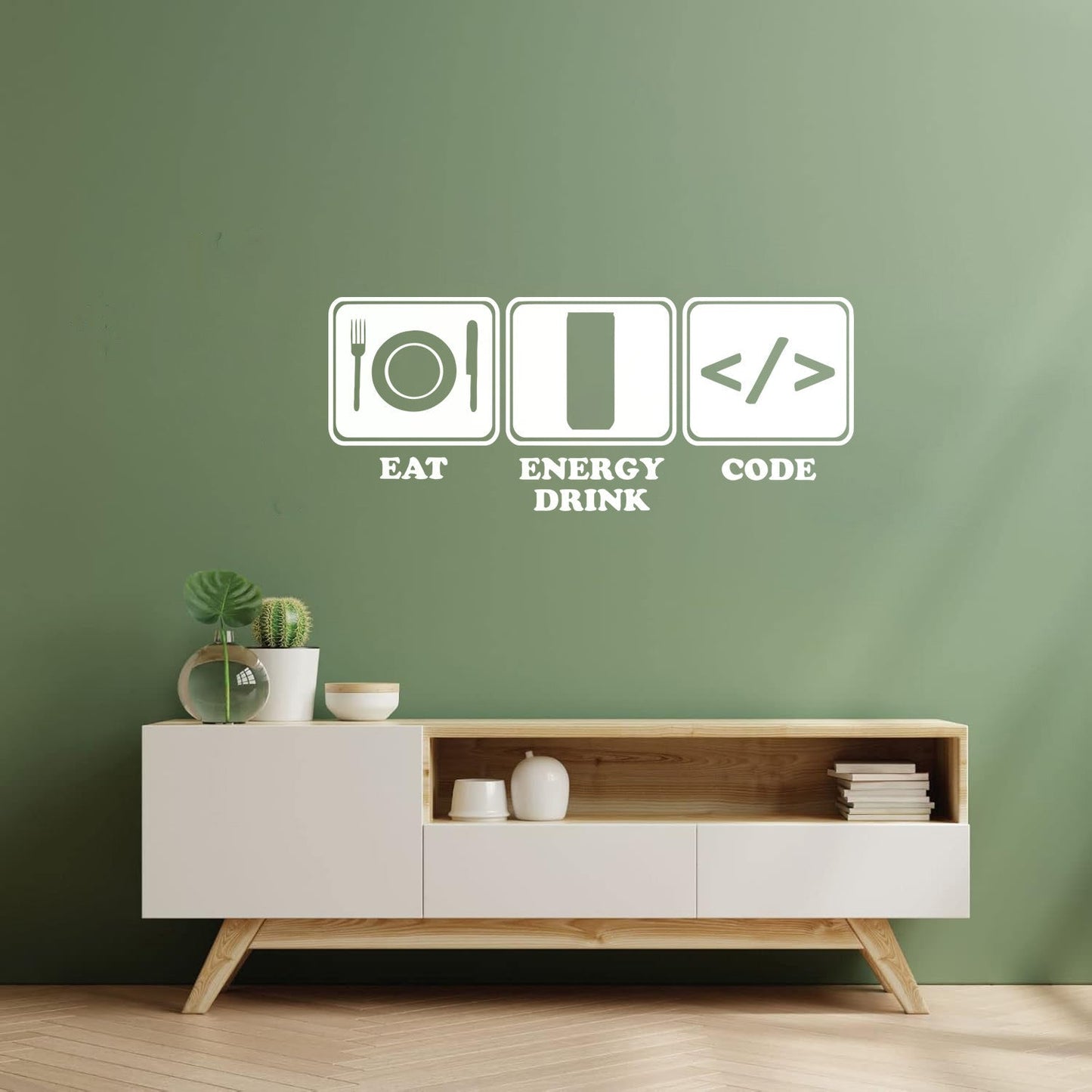 Wall Stickers Paster Paper Programmer Lifestyle Funny Programming Glass Stickers