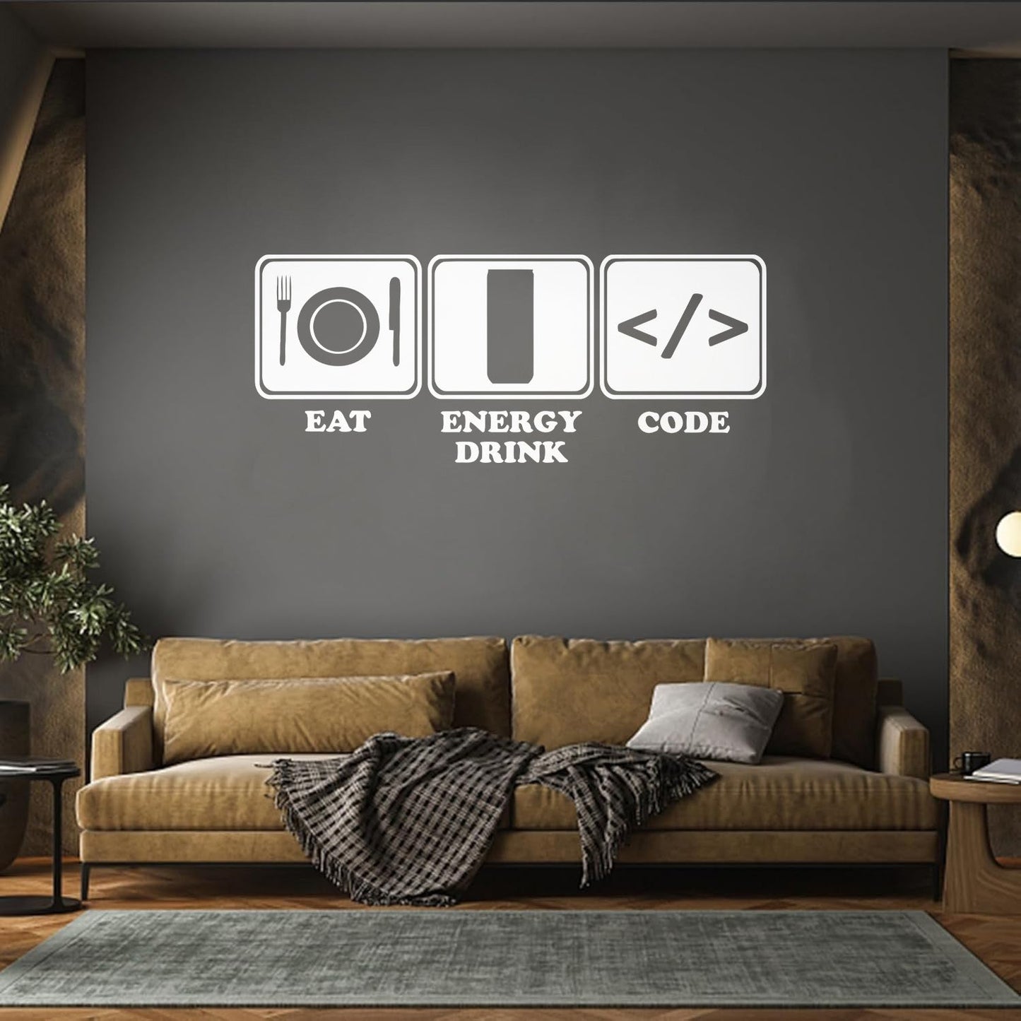 Wall Stickers Paster Paper Programmer Lifestyle Funny Programming Glass Stickers