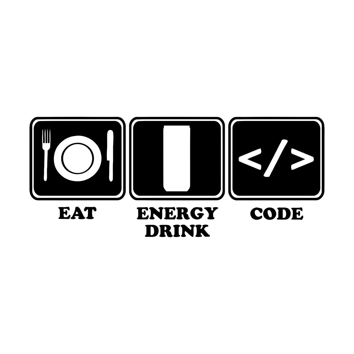 Wall Stickers Paster Paper Programmer Lifestyle Funny Programming Glass Stickers