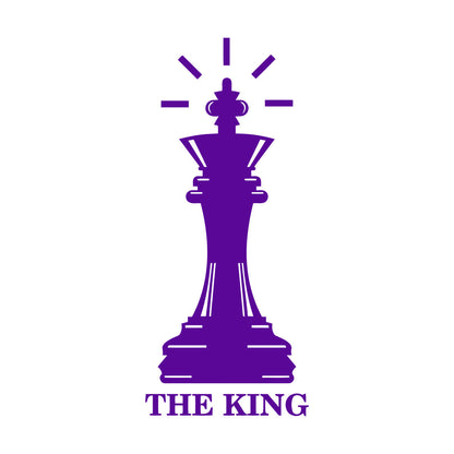 Fine Carving Stickers Queen Chess Piece The King Intellectual Game Club Tattoo Culture