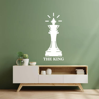 Fine Carving Stickers Queen Chess Piece The King Intellectual Game Club Tattoo Culture