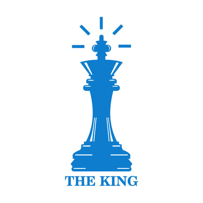Fine Carving Stickers Queen Chess Piece The King Intellectual Game Club Tattoo Culture