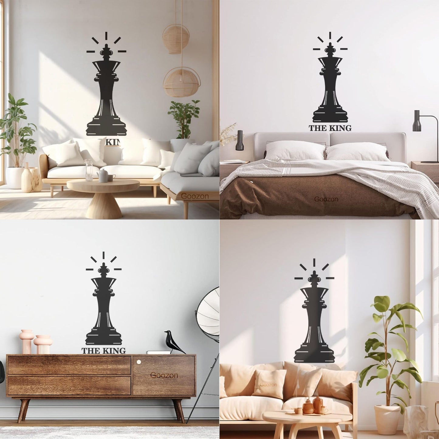 Fine Carving Stickers Queen Chess Piece The King Intellectual Game Club Tattoo Culture