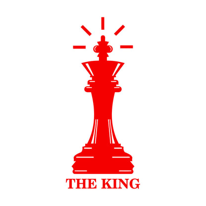 Fine Carving Stickers Queen Chess Piece The King Intellectual Game Club Tattoo Culture