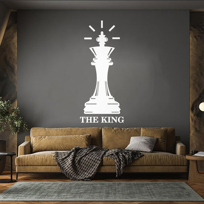 Fine Carving Stickers Queen Chess Piece The King Intellectual Game Club Tattoo Culture