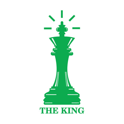 Fine Carving Stickers Queen Chess Piece The King Intellectual Game Club Tattoo Culture