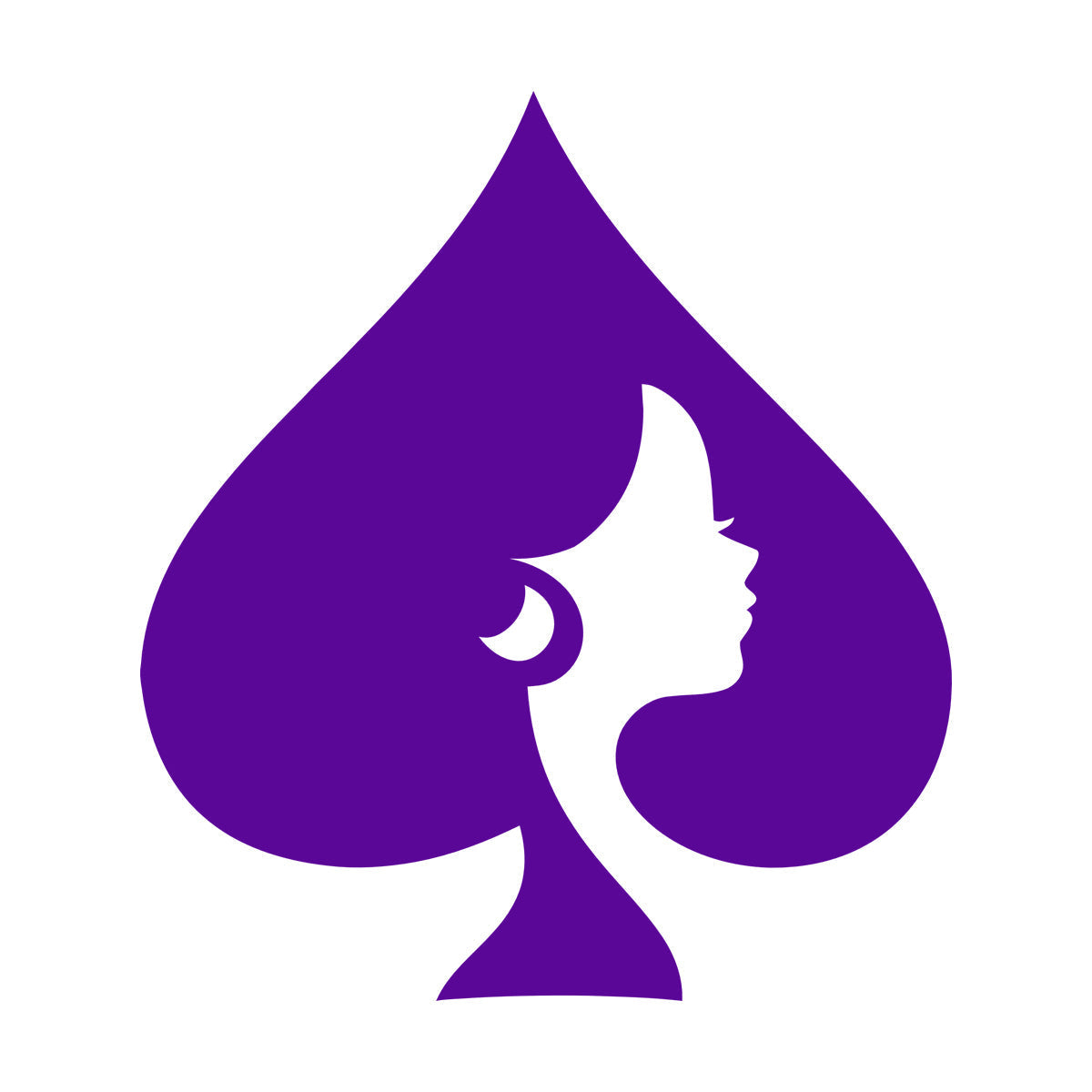 Wall Stickers Queen Of Spades Playing Cards Poker Removable Without Leaving Glue