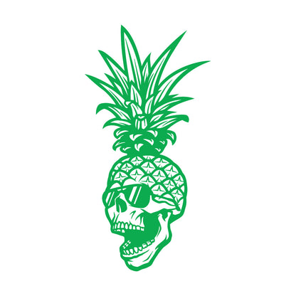 Skull Glasses Skeleton Pineapple Tropical Fruit Mural And Wall Vinyl Decal Art Decoration