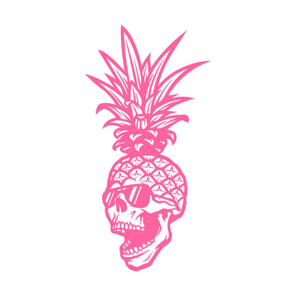 Skull Glasses Skeleton Pineapple Tropical Fruit Mural And Wall Vinyl Decal Art Decoration