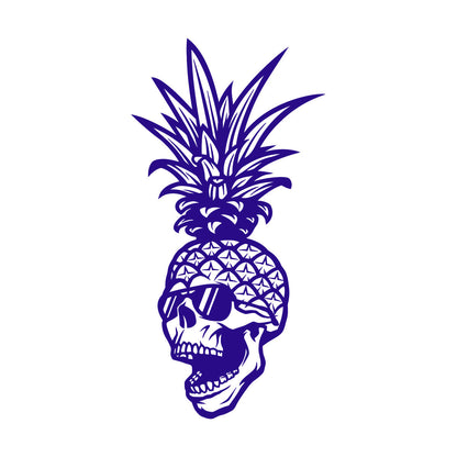 Skull Glasses Skeleton Pineapple Tropical Fruit Mural And Wall Vinyl Decal Art Decoration
