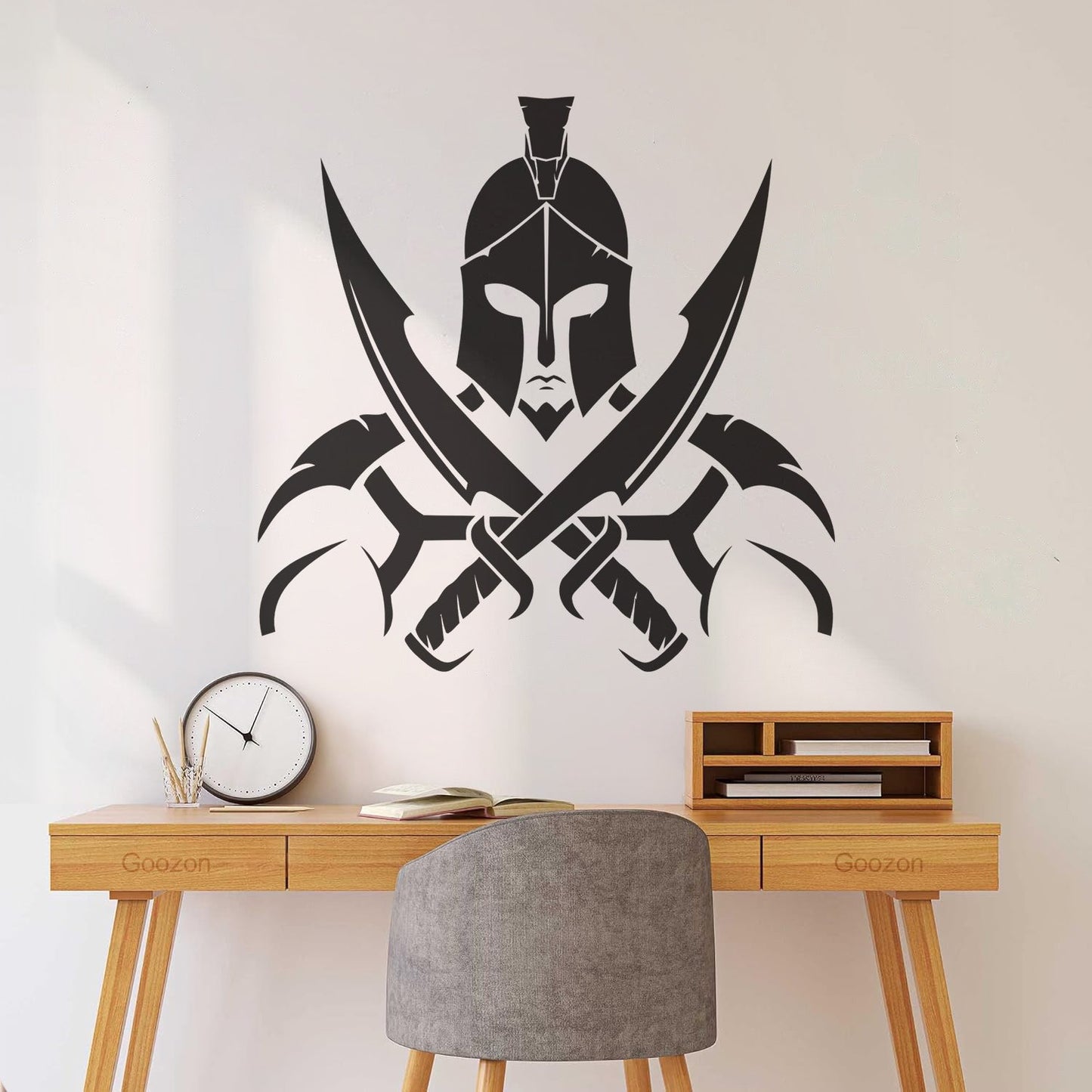 Vinyl Art Sticker Gladiator Warrior Ancient Rome Colosseum Helmet Tattoo Culture