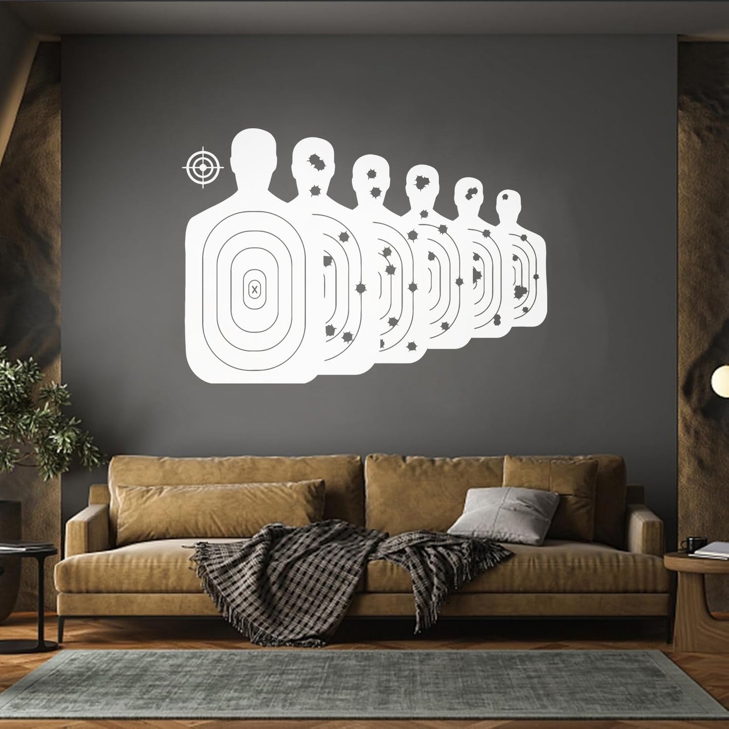 Targets Shooting Game Sport Hunting Club Wall Decals Art Mural Painting
