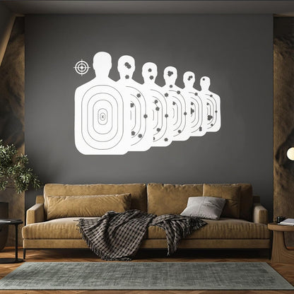 Targets Shooting Game Sport Hunting Club Wall Decals Art Mural Painting