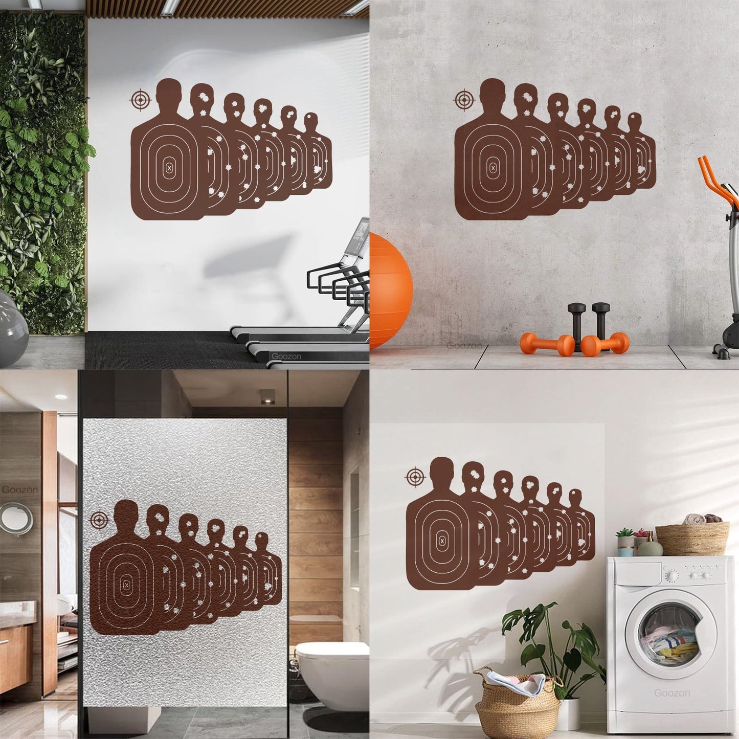 Targets Shooting Game Sport Hunting Club Wall Decals Art Mural Painting
