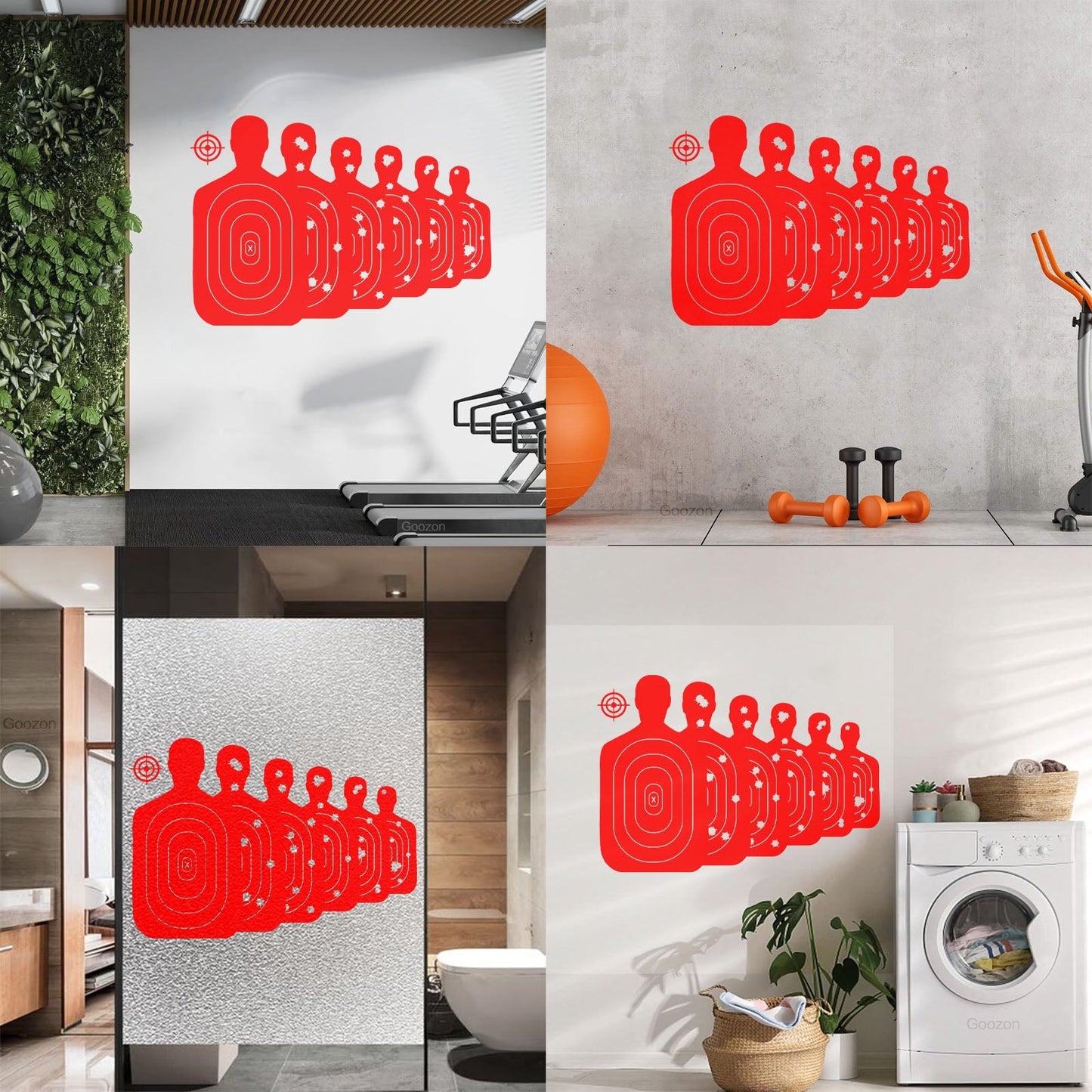 Targets Shooting Game Sport Hunting Club Wall Decals Art Mural Painting