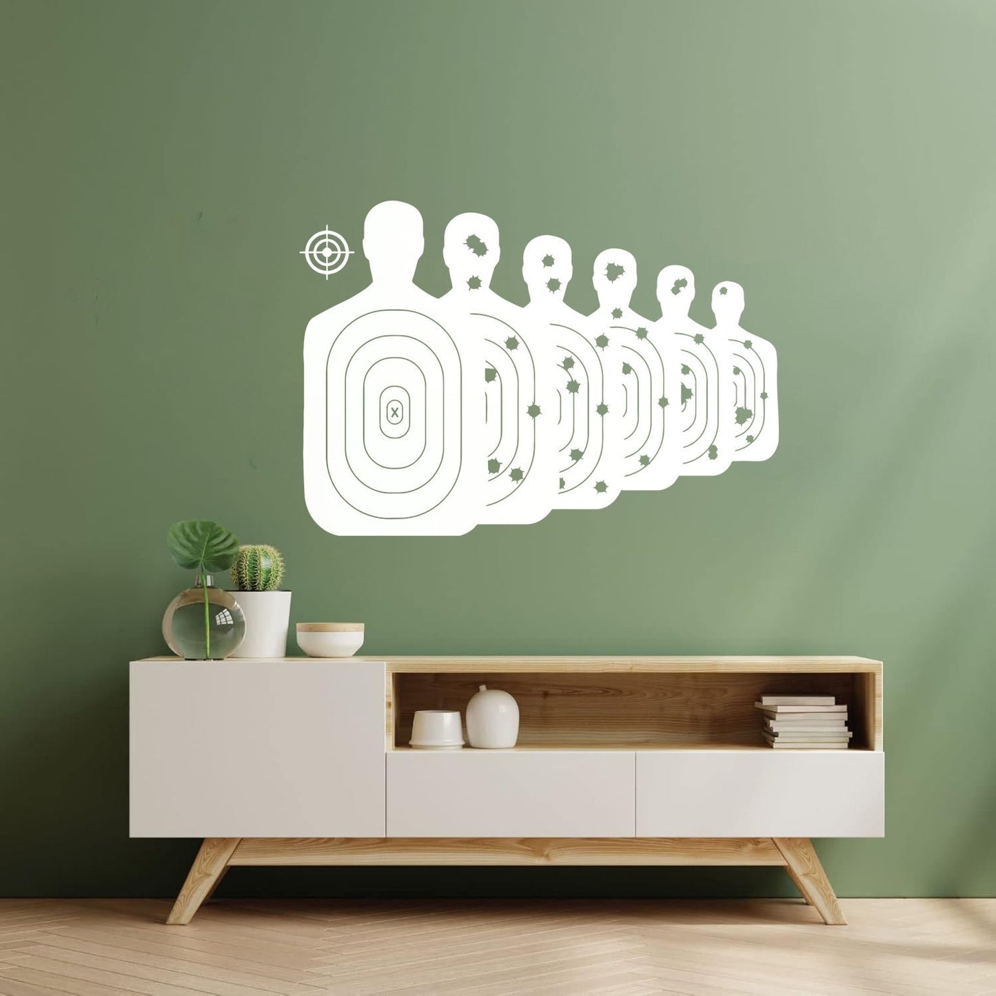 Targets Shooting Game Sport Hunting Club Wall Decals Art Mural Painting