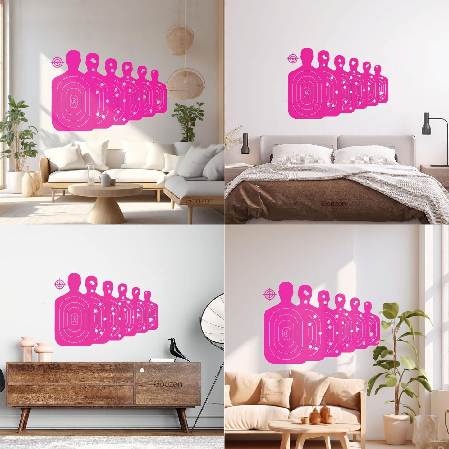 Targets Shooting Game Sport Hunting Club Wall Decals Art Mural Painting