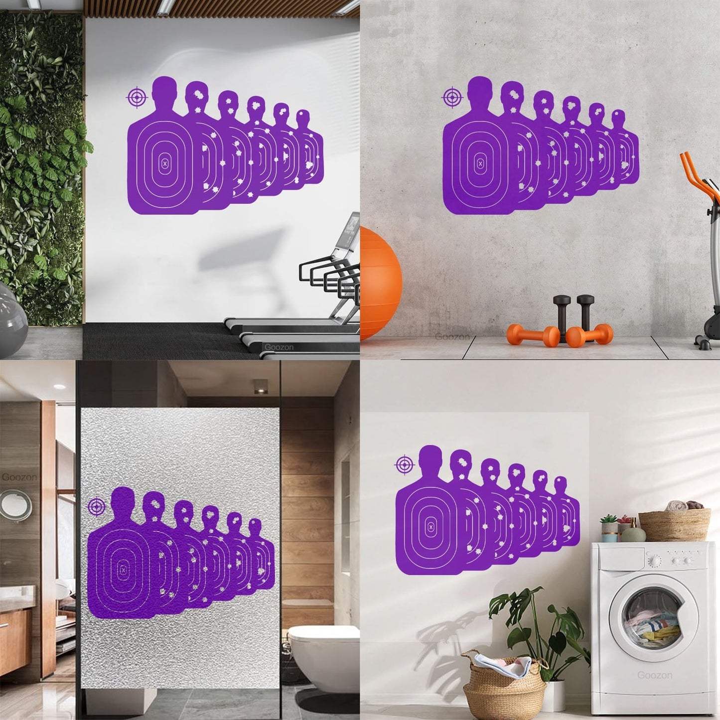 Targets Shooting Game Sport Hunting Club Wall Decals Art Mural Painting