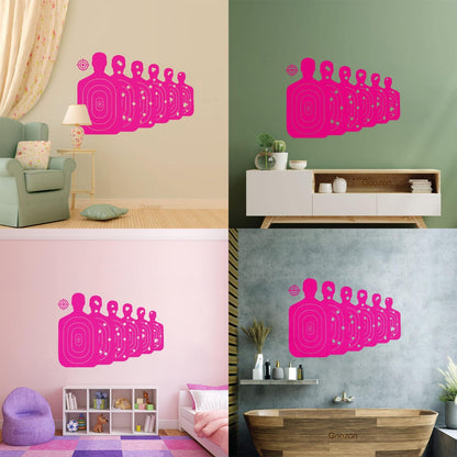 Targets Shooting Game Sport Hunting Club Wall Decals Art Mural Painting