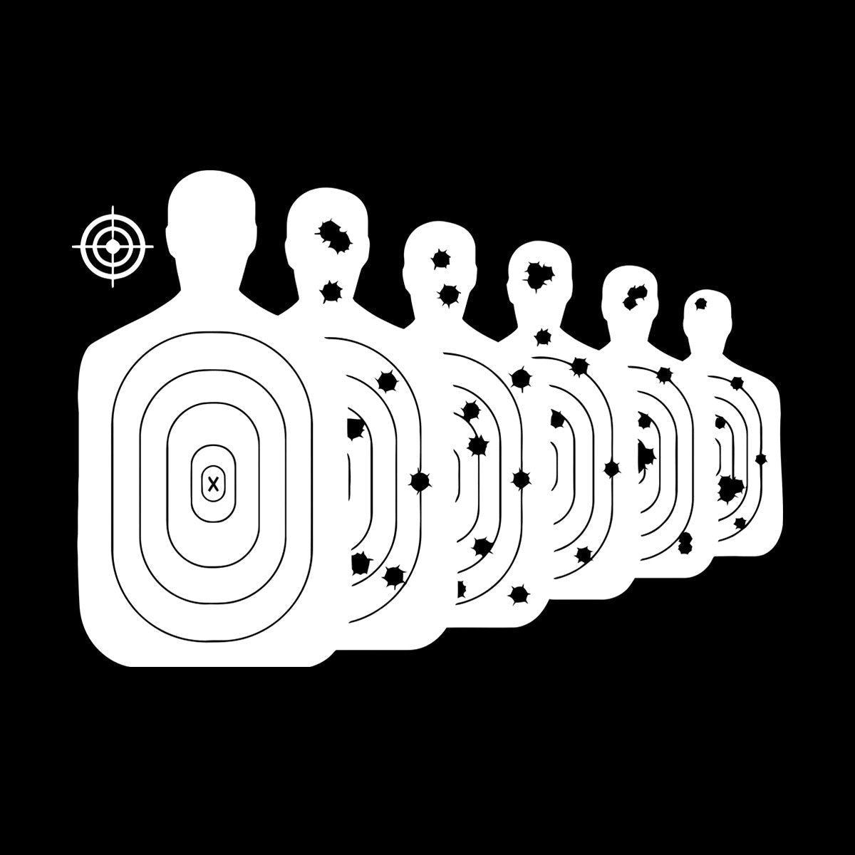 Targets Shooting Game Sport Hunting Club Wall Decals Art Mural Painting