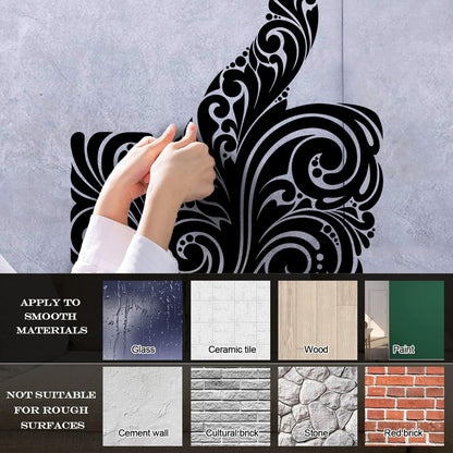 Fine Carving Stickers Thumb Like Ok Social Networks Geek Art Decoration