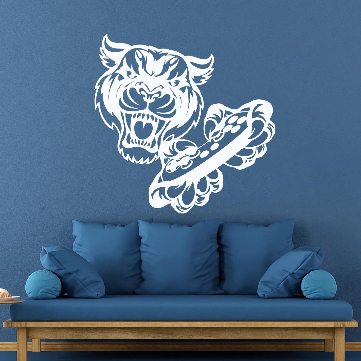 Wall Stickers Tiger Head Game Joystick Video Game Wall Beautification