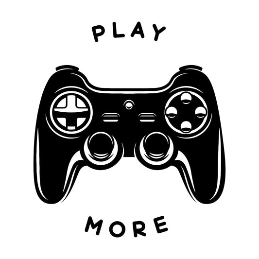 Fine Carving Decals Video Game Joystick Gamepad Quote Play Can Modify And Add Information