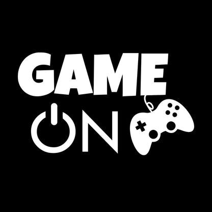 Engraving Stickers Video Game Play Boys Joystick Gaming Wall Beautification