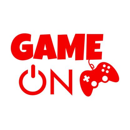 Engraving Stickers Video Game Play Boys Joystick Gaming Wall Beautification