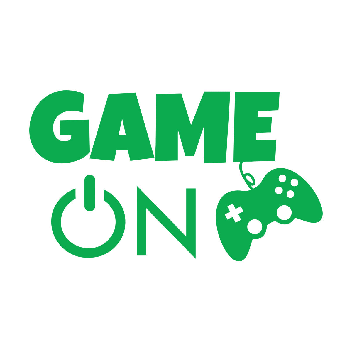 Engraving Stickers Video Game Play Boys Joystick Gaming Wall Beautification