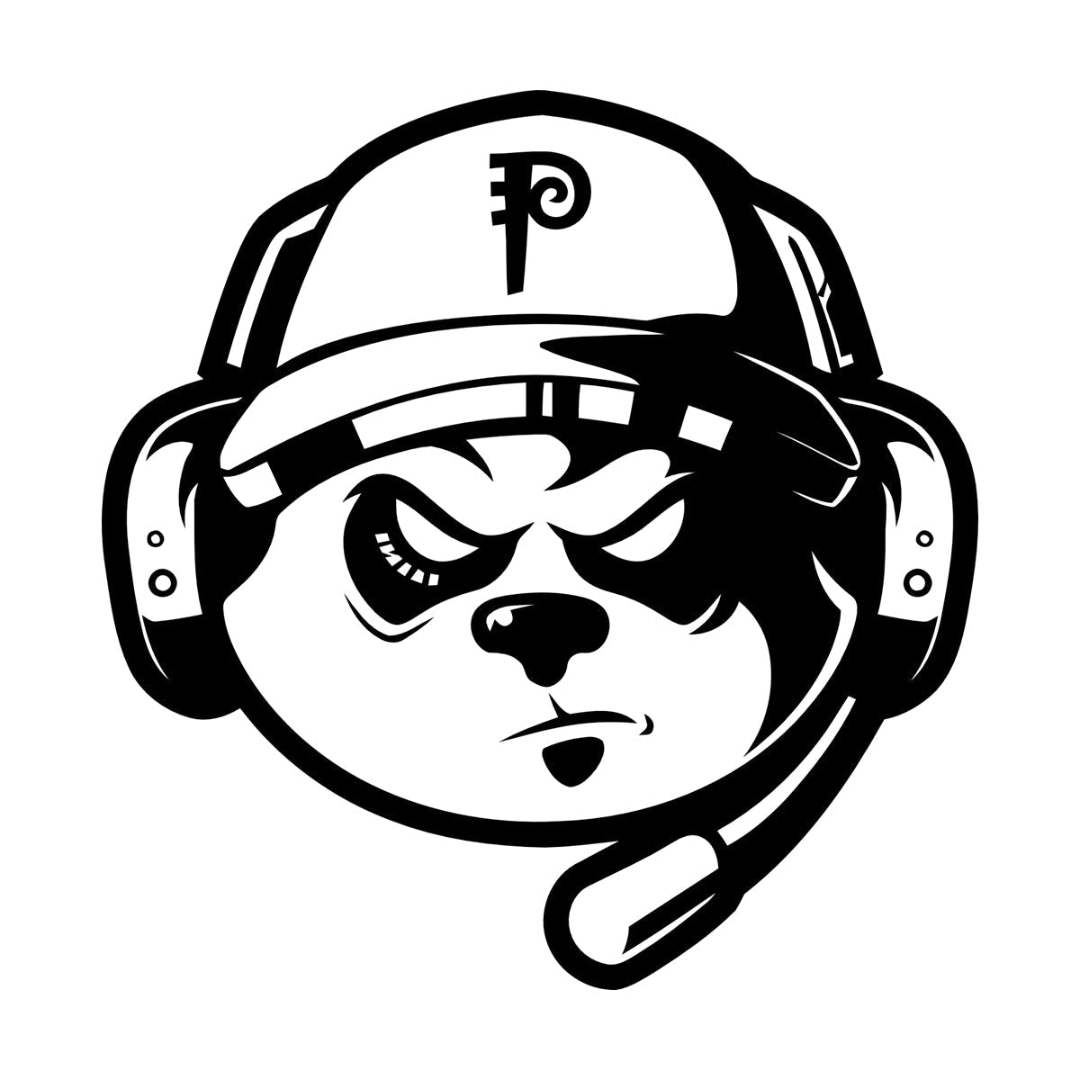 Wall Decals Video Games Game Headphones Dog Removable Without Leaving Glue