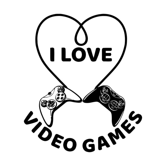 Video Games Joysticks Game Quote Play Engraving Decals Do Not Damage The Wall Surface