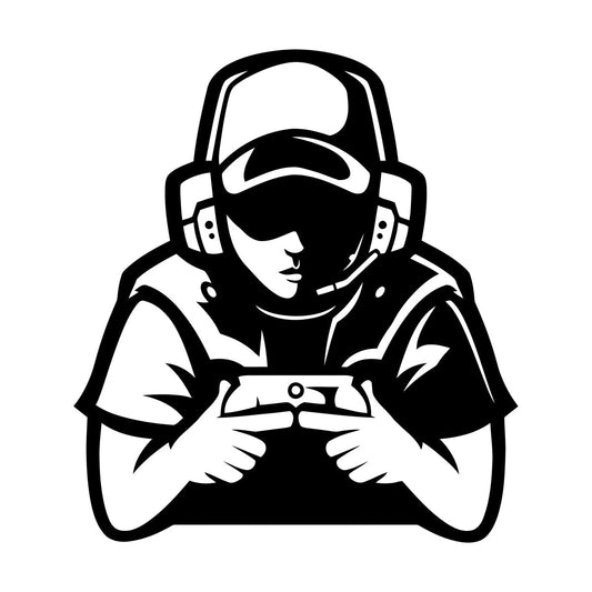 Wall Stickers Video Games Zone Play Game Boy'S Room Multiple Size Options