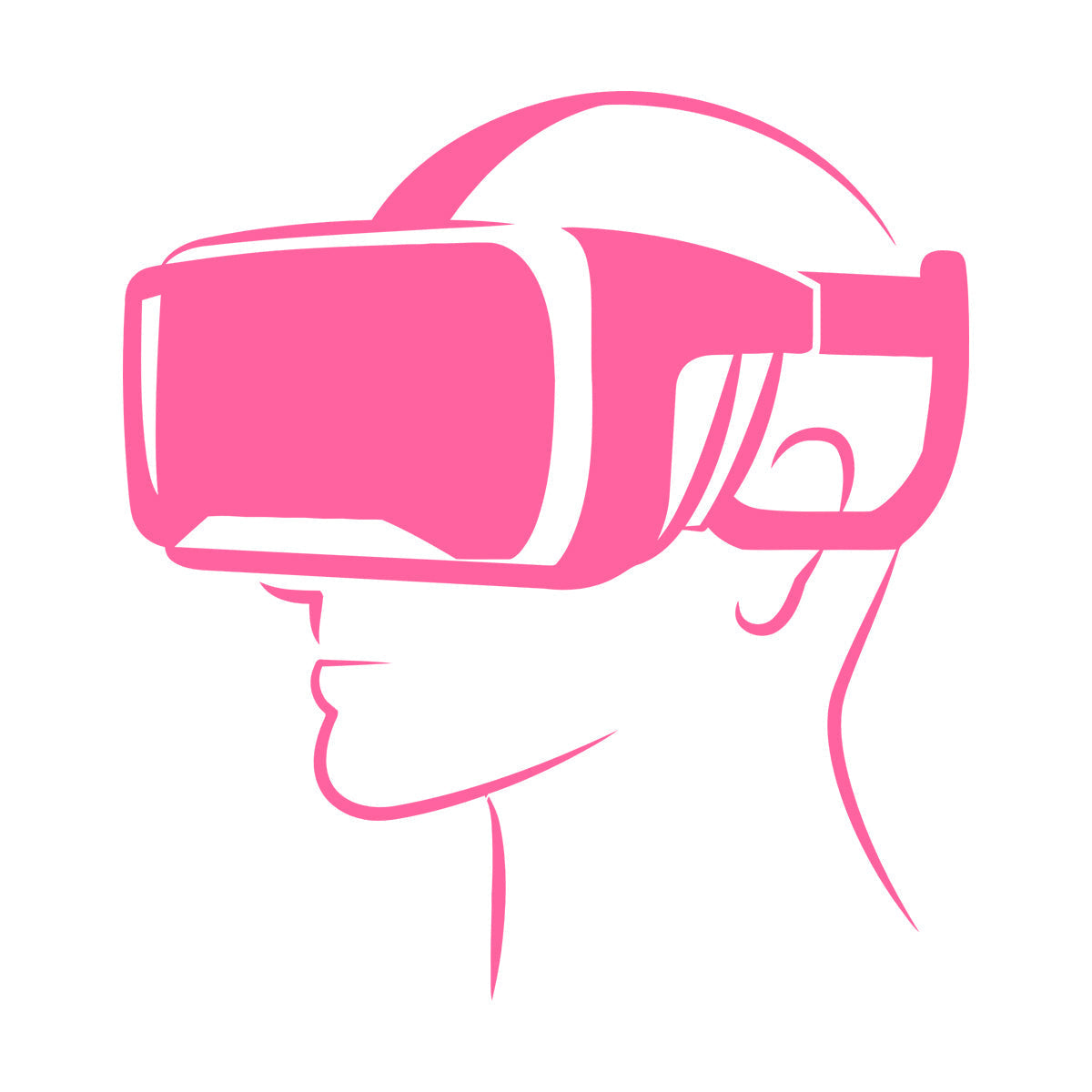 Lettering Decals Virtual Reality Head Mounted Display Can Modify And Add Information