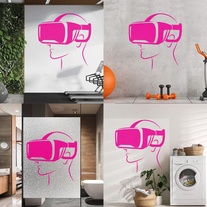 Lettering Decals Virtual Reality Head Mounted Display Can Modify And Add Information