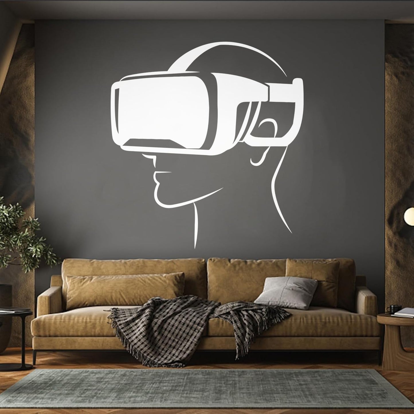 Lettering Decals Virtual Reality Head Mounted Display Can Modify And Add Information