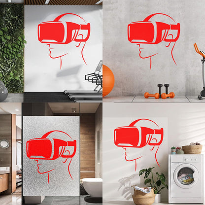 Lettering Decals Virtual Reality Head Mounted Display Can Modify And Add Information
