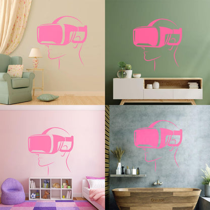 Lettering Decals Virtual Reality Head Mounted Display Can Modify And Add Information