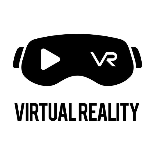 Virtual Reality Vr Headset Game Gaming Video Games Lettering Stickers Wall Beautification