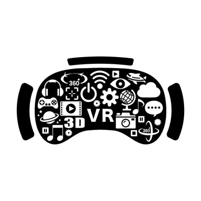 Engraving Decals Vr Media Virtual Reality Headset Gadget Tattoo Culture