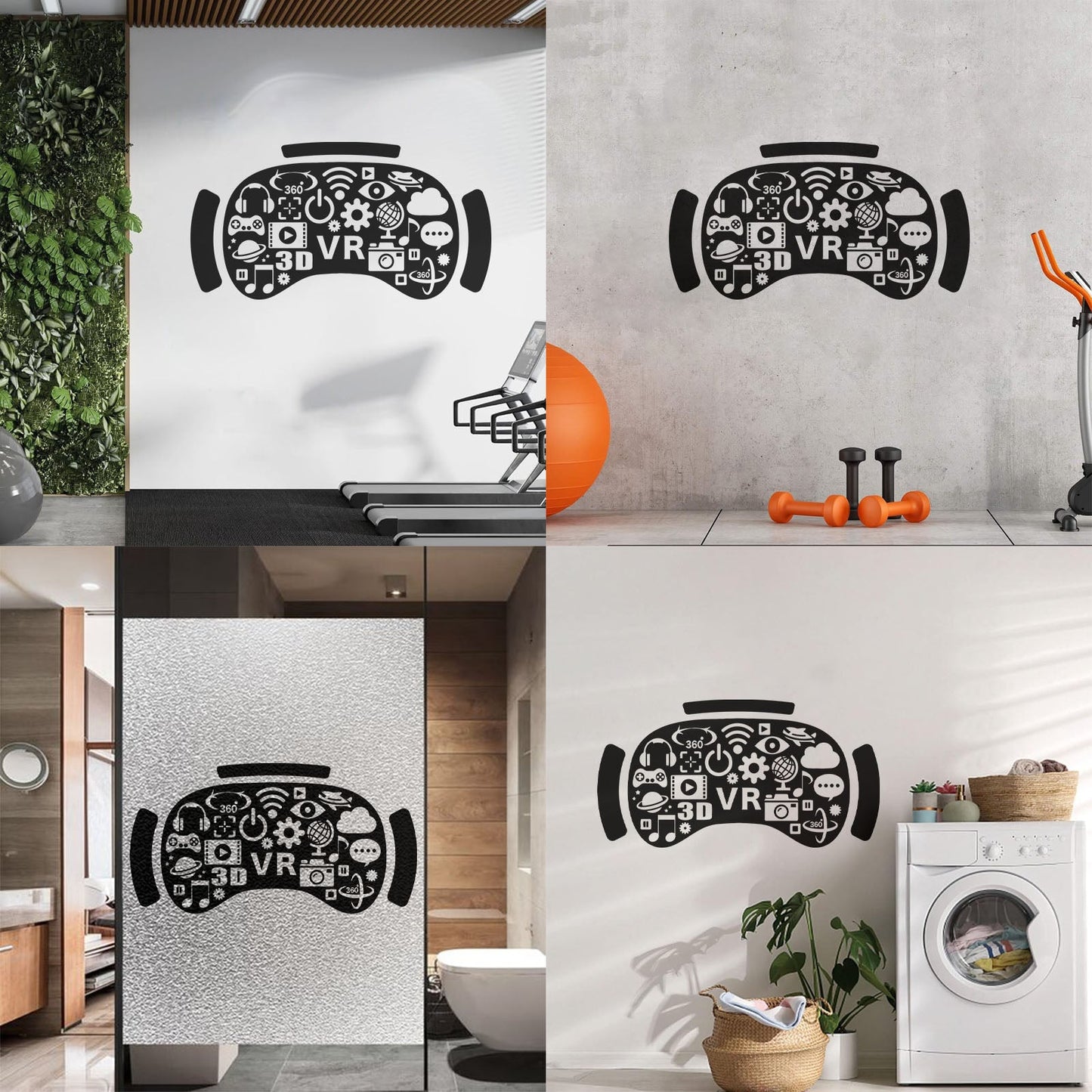 Engraving Decals Vr Media Virtual Reality Headset Gadget Tattoo Culture