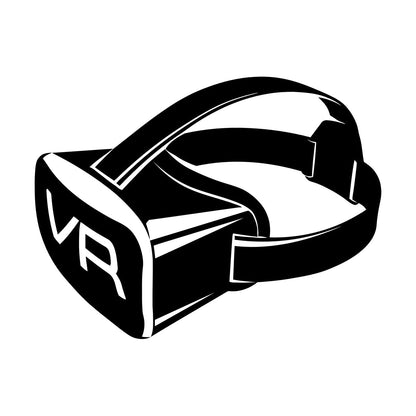 Vr Virtual Reality Game Video Game Movie Mural And Wall Vinyl Decal Removable Without Leaving Glue