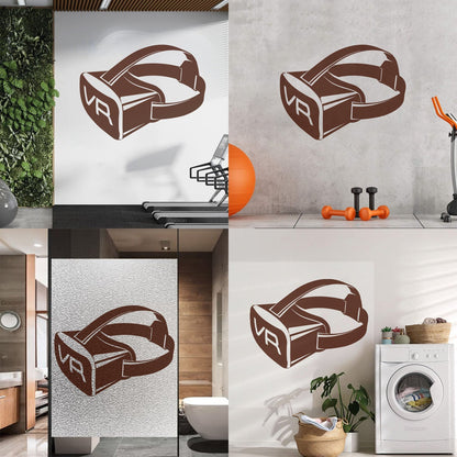 Vr Virtual Reality Game Video Game Movie Mural And Wall Vinyl Decal Removable Without Leaving Glue