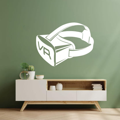 Vr Virtual Reality Game Video Game Movie Mural And Wall Vinyl Decal Removable Without Leaving Glue