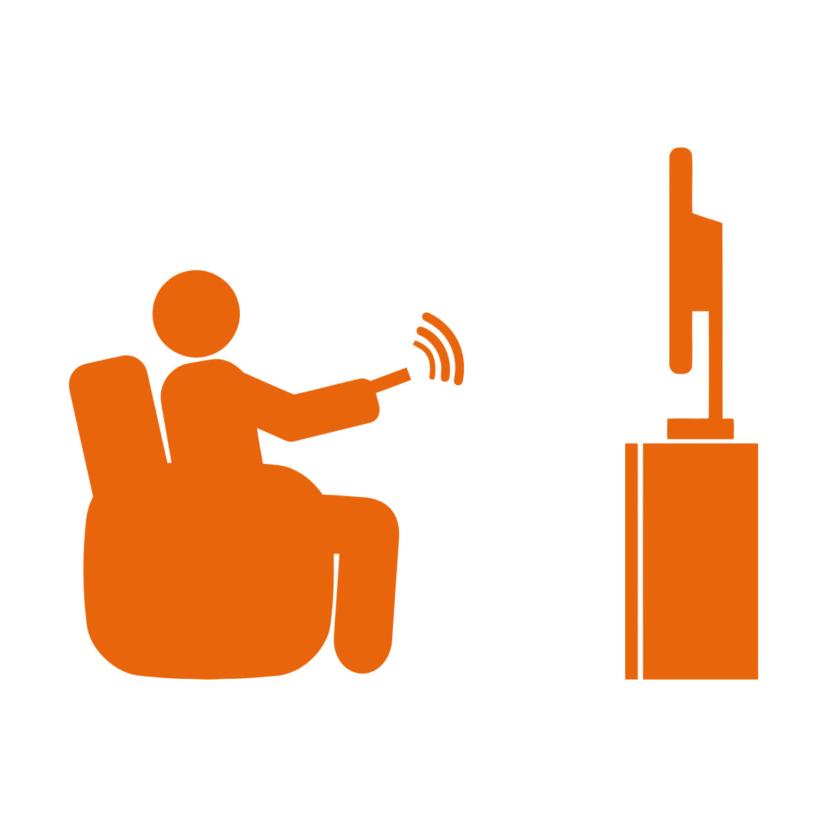 Wall Stickers Paster Paper Watch Tv Television Cinema Man Home Self Adhesive