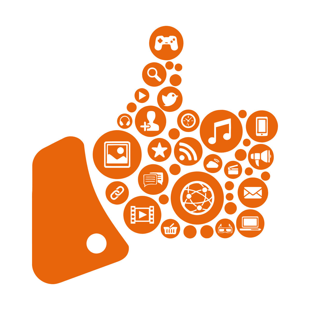 Engraving Stickers Workplace Internet Music Recreation Gaming Multiple Size Options